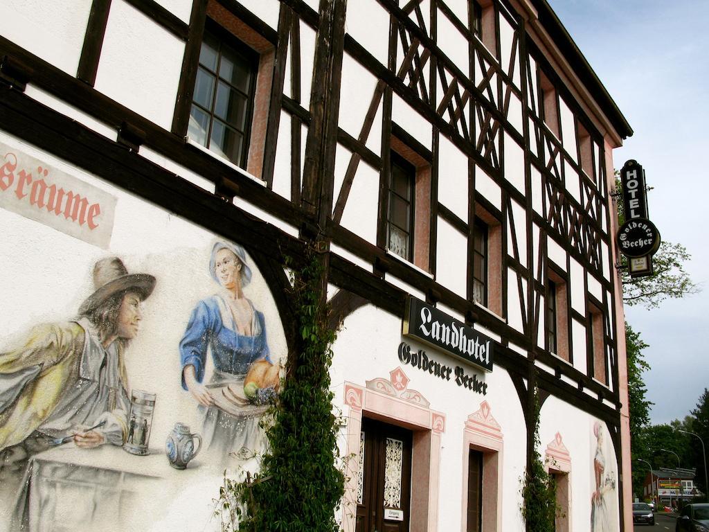 Landhotel Goldener Becher Limabach - Oberfrohna 외부 사진